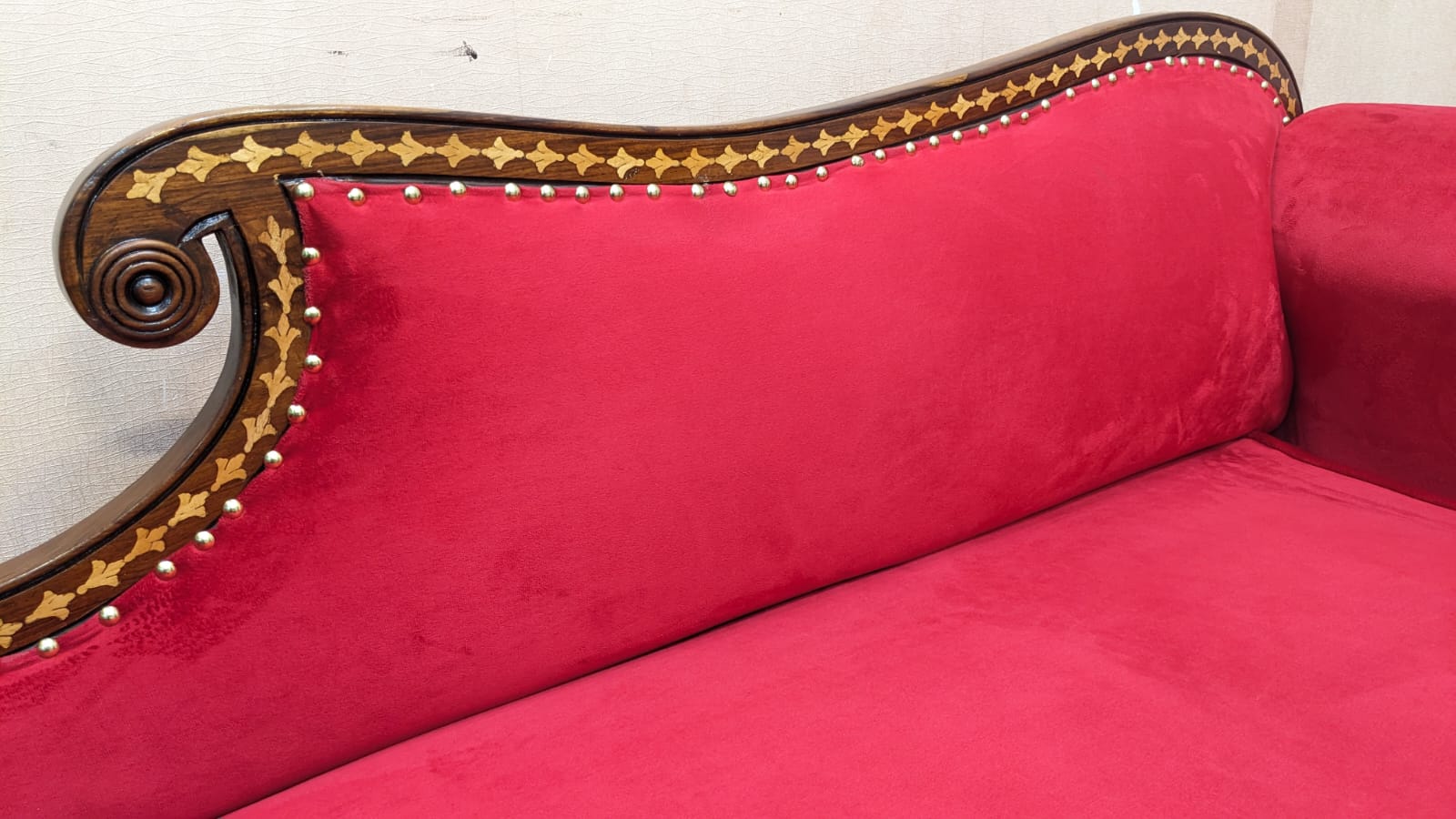 Solid Sheesham Wood 3 Seater Divan