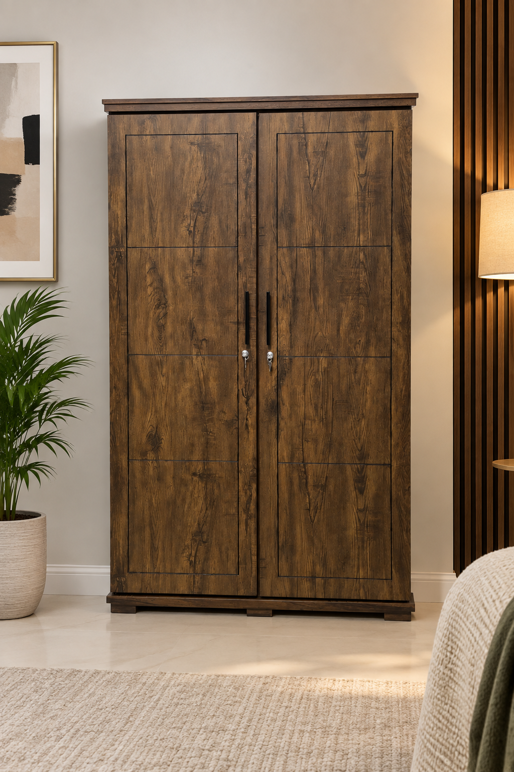 2 Door Almirah single piece