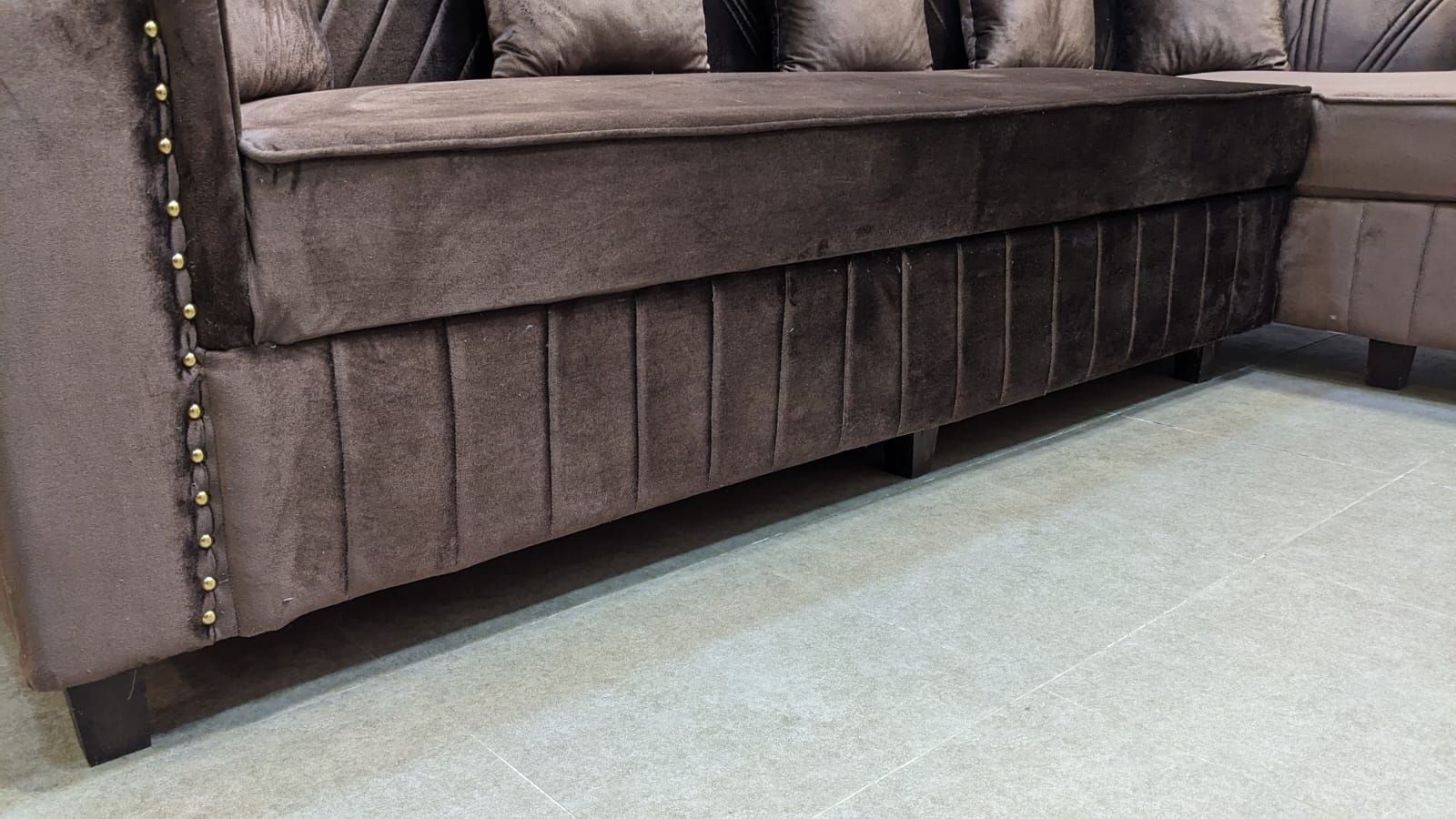 New 6 Seater L Shape Sofa Set