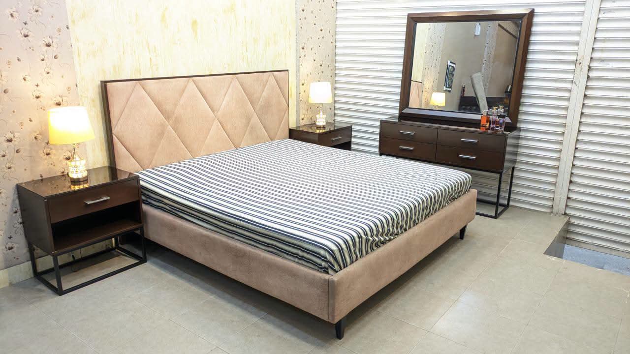 Modern Design King Size Bed Set