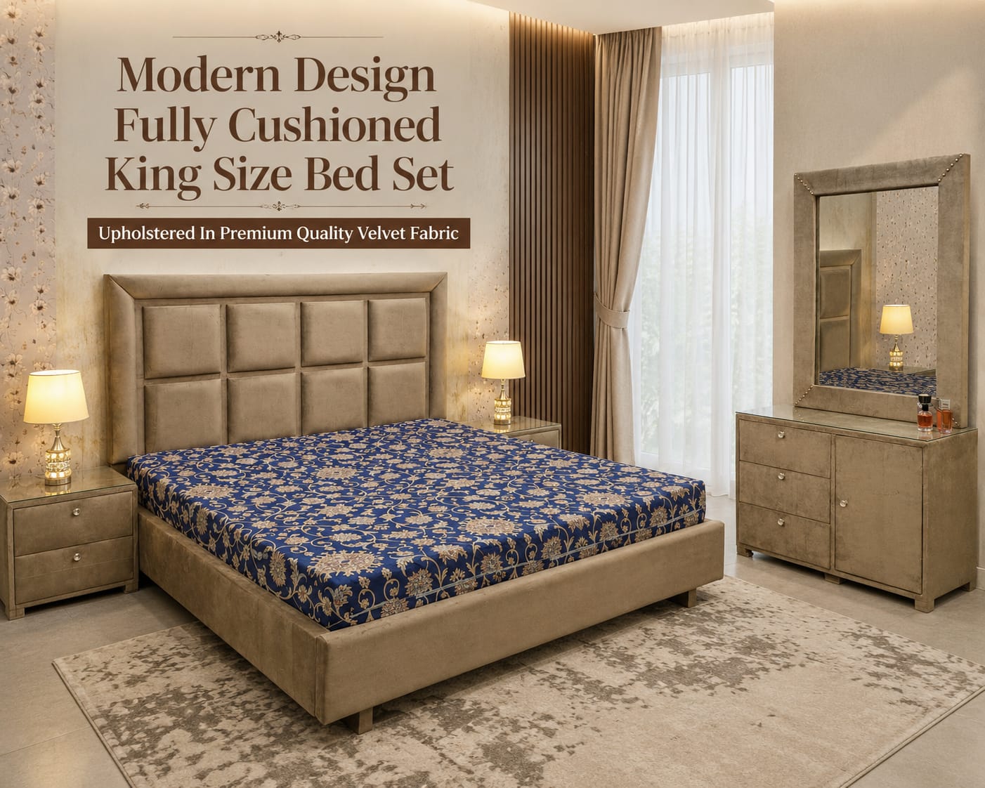 King Size Bed Set