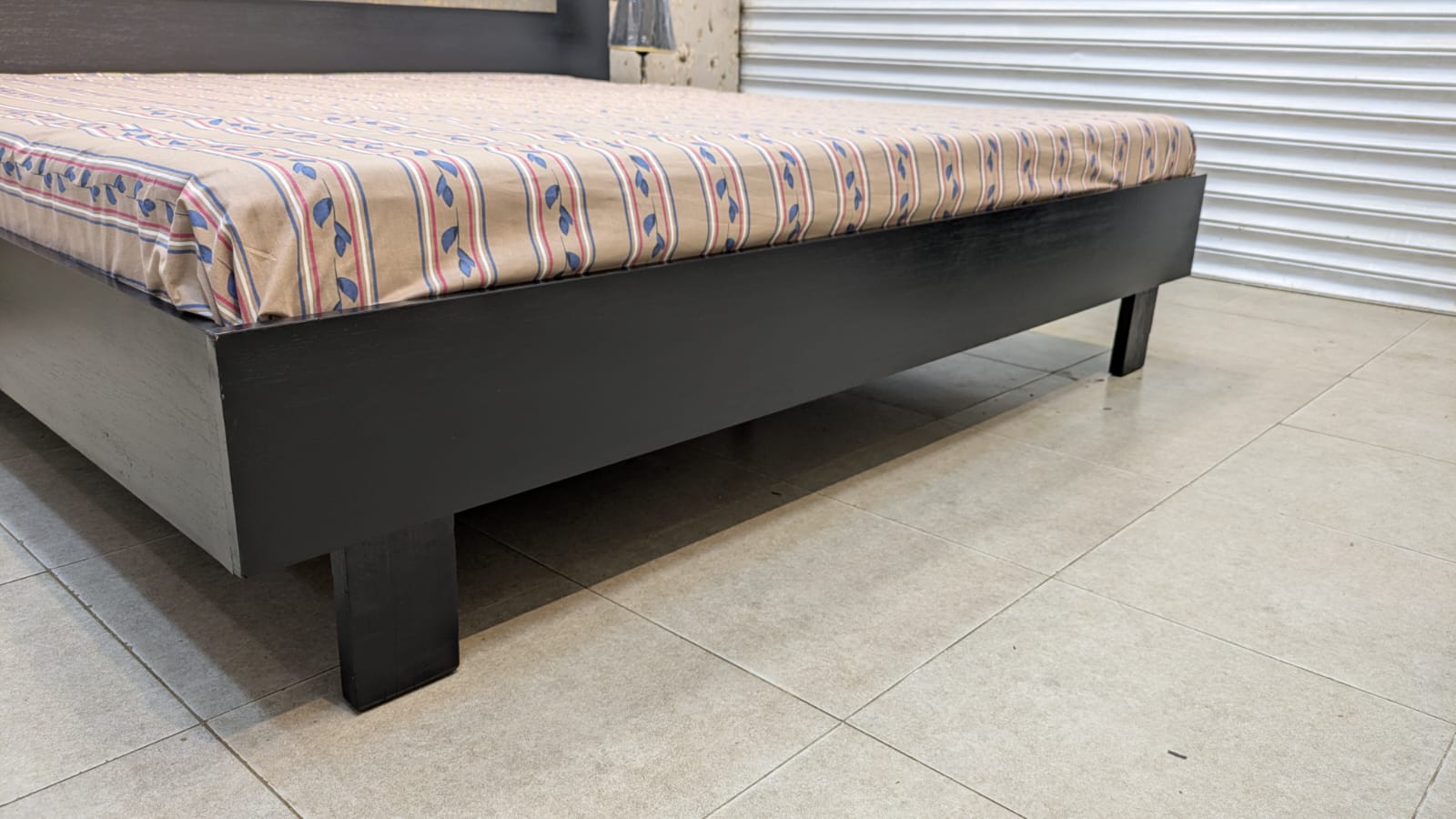 Habitt Novak King Size Bed With 2 Attached Side Table