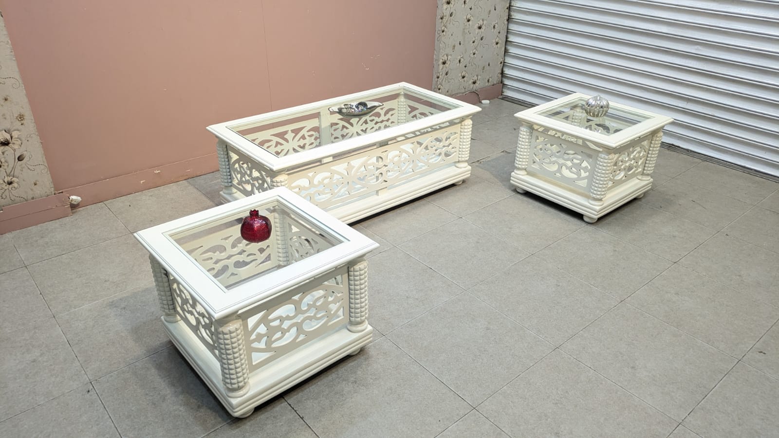 Center Table Side Table Set
