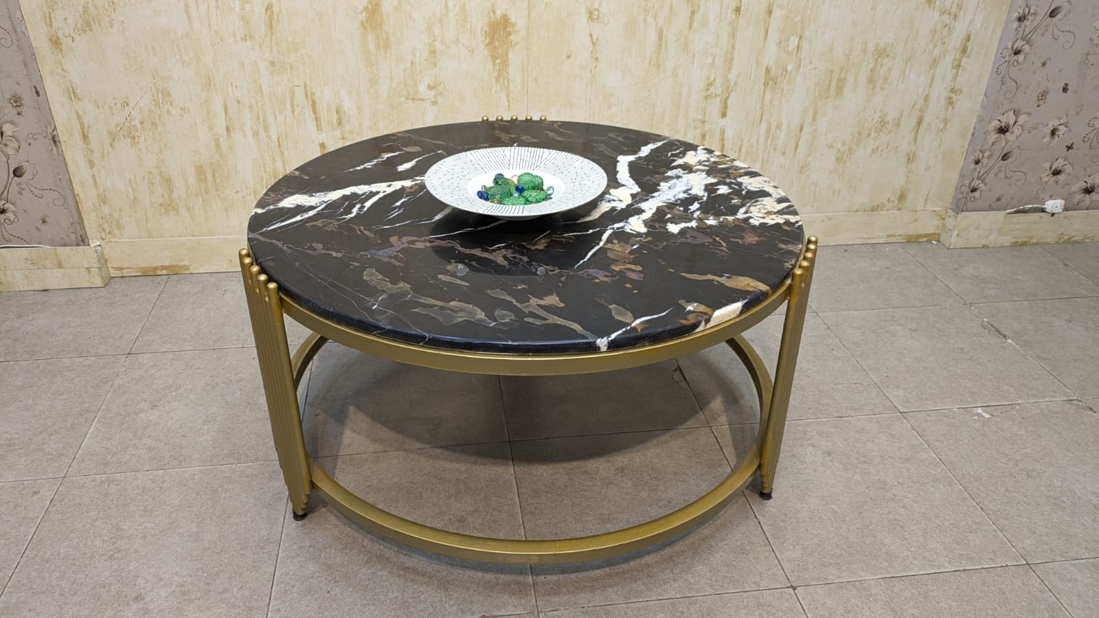Center Table with Marble Top