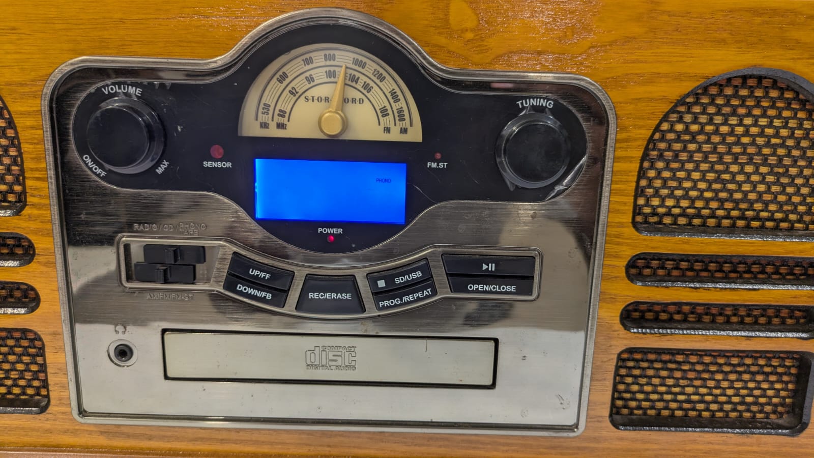 Vintage Style Retro Stortford 6 In 1 Music System