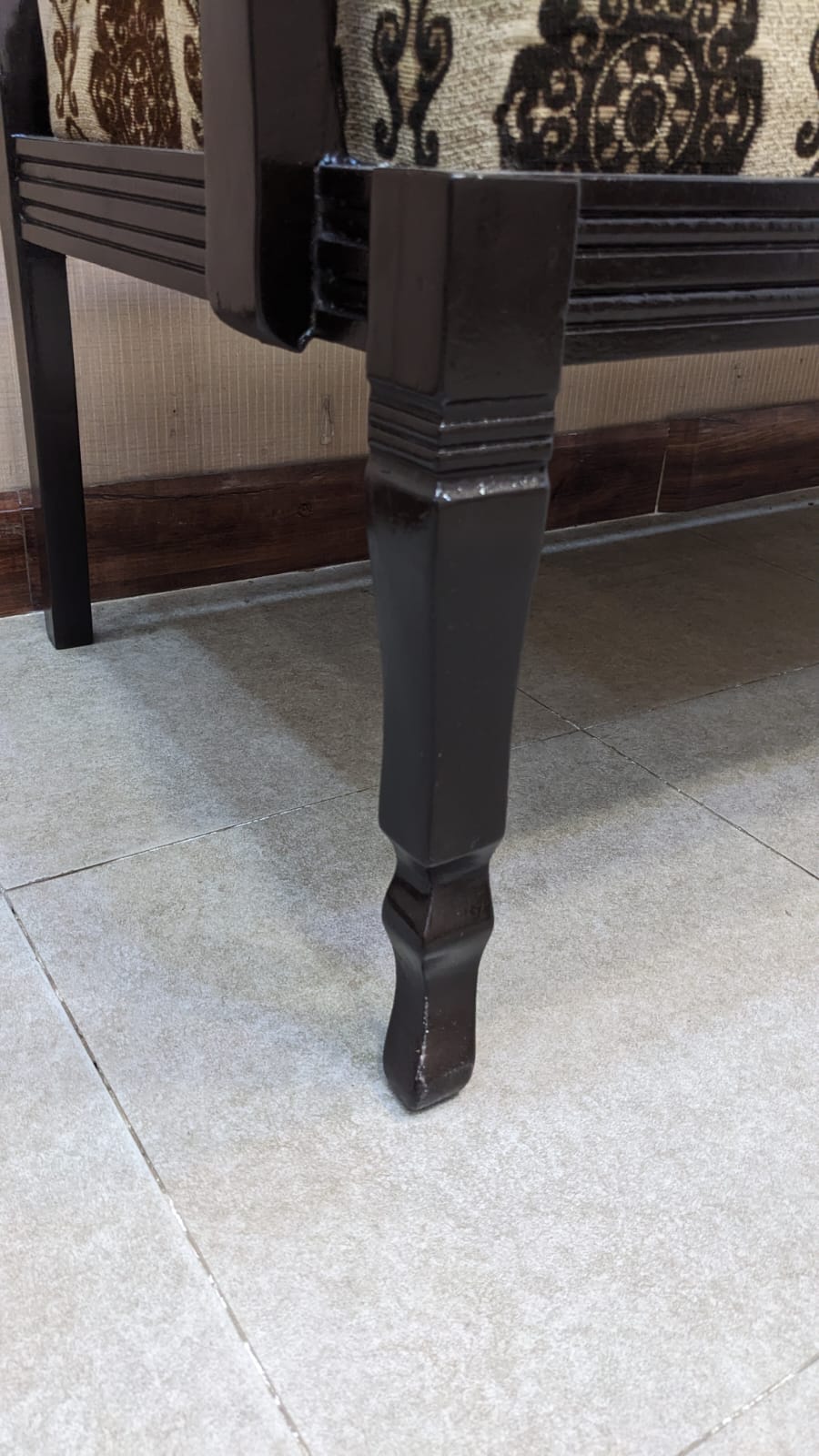 Solid Sheesham Wood 4 Seater Sofa Set