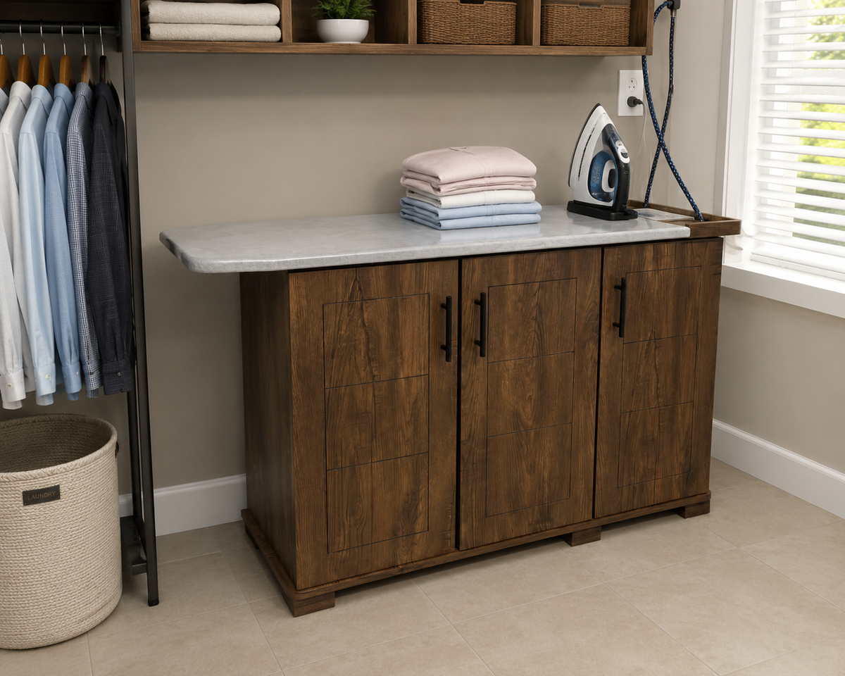 Brand New 3 Door Iron Table