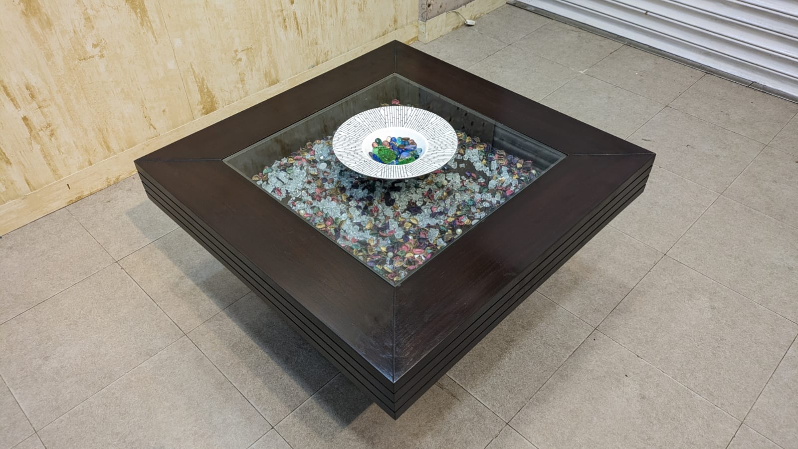 Center Table with 2 Side Tables Set
