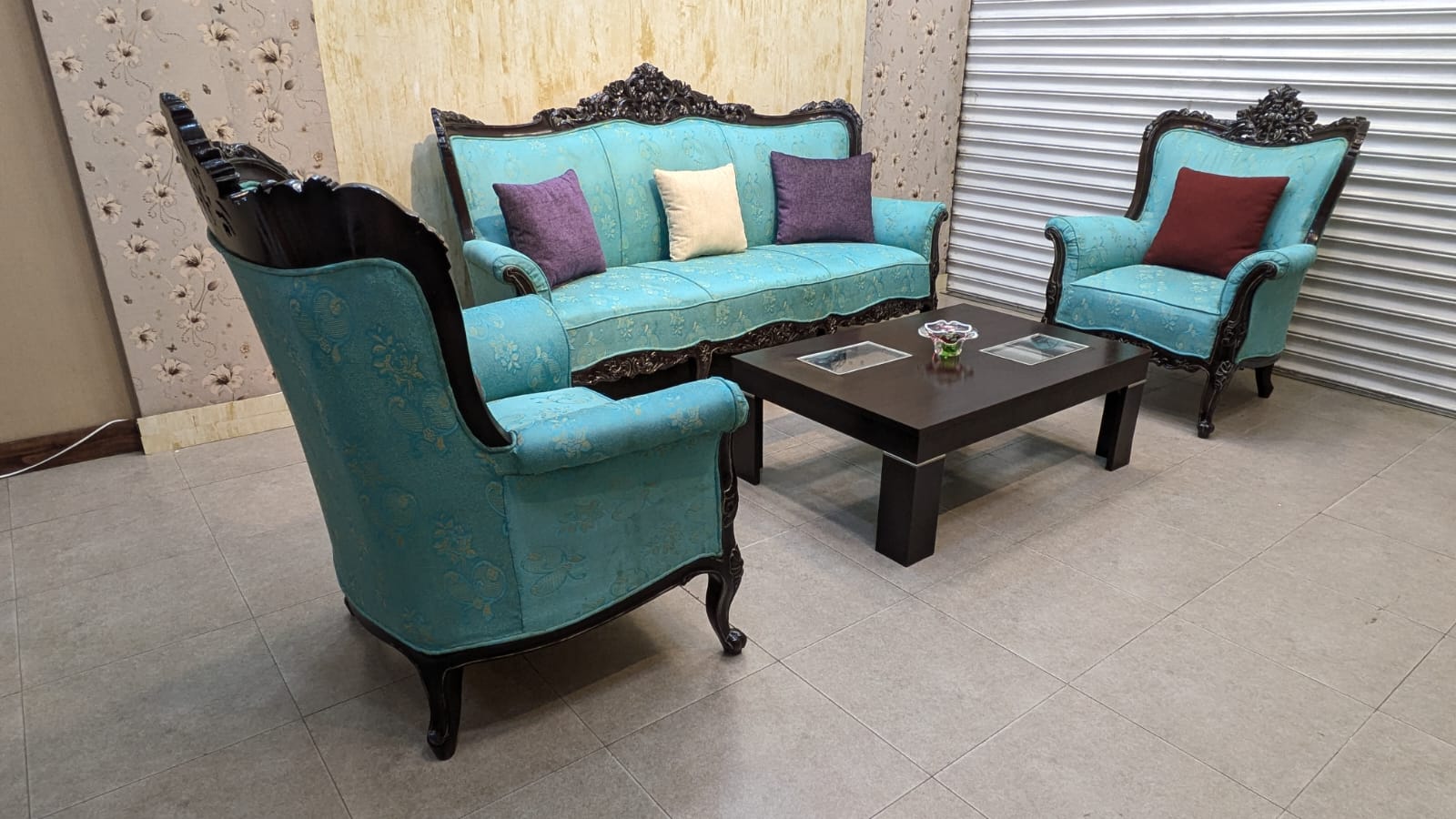 5 Seater Sofa Set Teak wood
