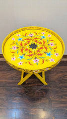 Hand Painted Foldable Corner Table