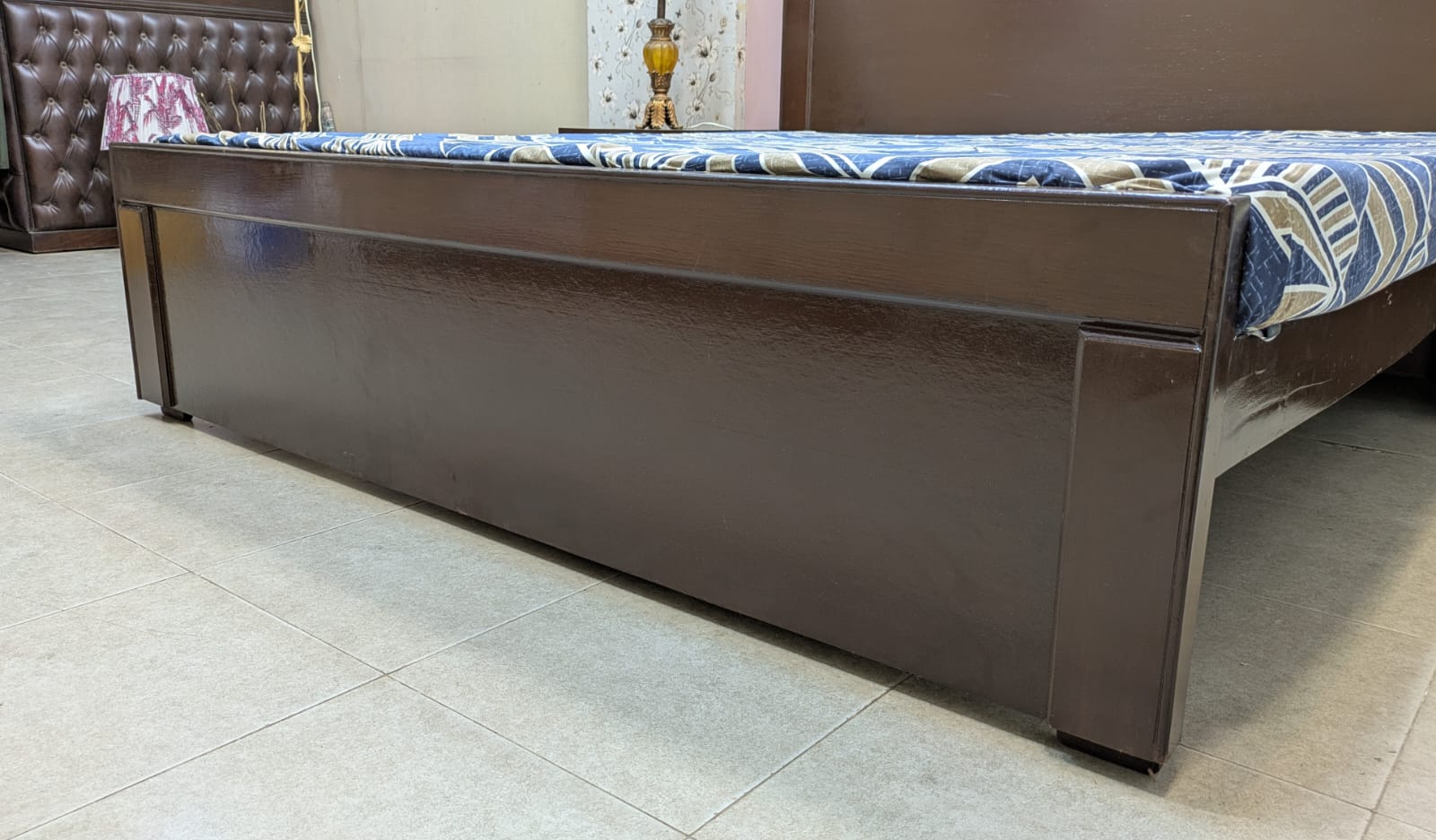 PLY Wood King Size Bed Set