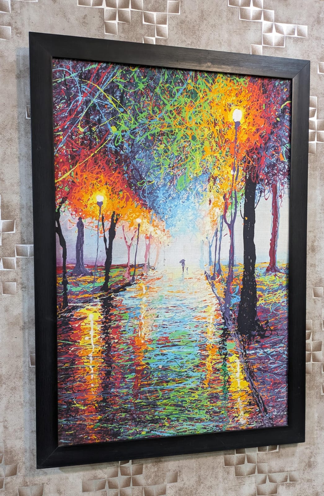 Wall Mounted Hand Painting