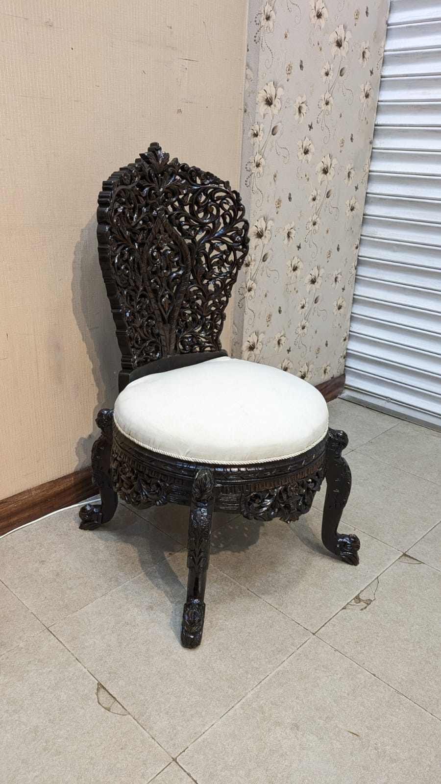 Solid Sheesham Wood Pair of Peri chairs