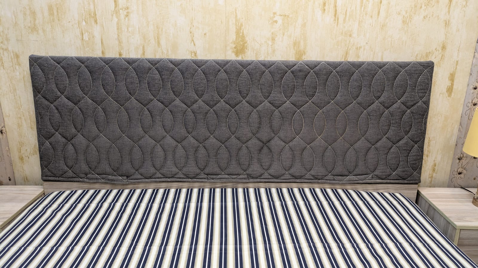 Habitt King Size Bed With 2 side tables