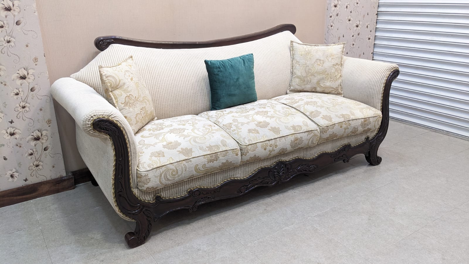 Sheesham Wood 5 Seater Sofa Set
