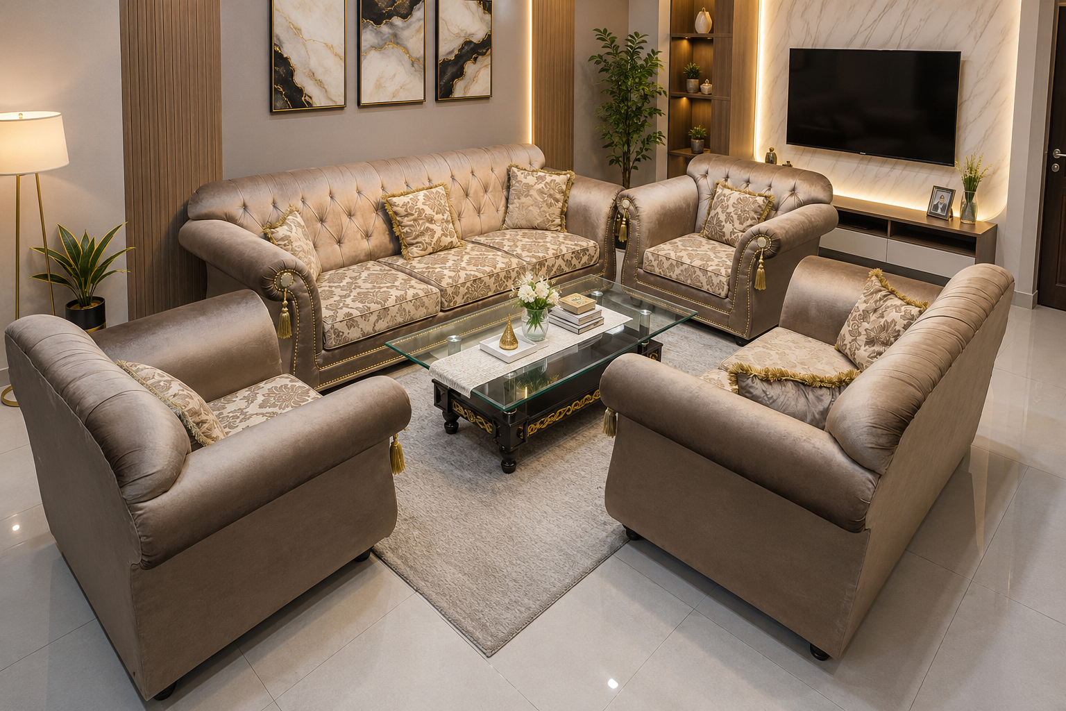 7 Seater Sofa Set