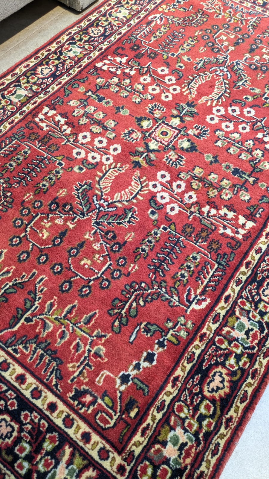 Vintage Persian Hand Knotted Carpet