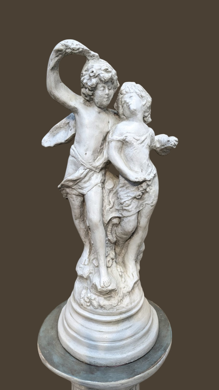 ✨ ANGELS OF LOVE STATUE WITH PEDESTAL ✨