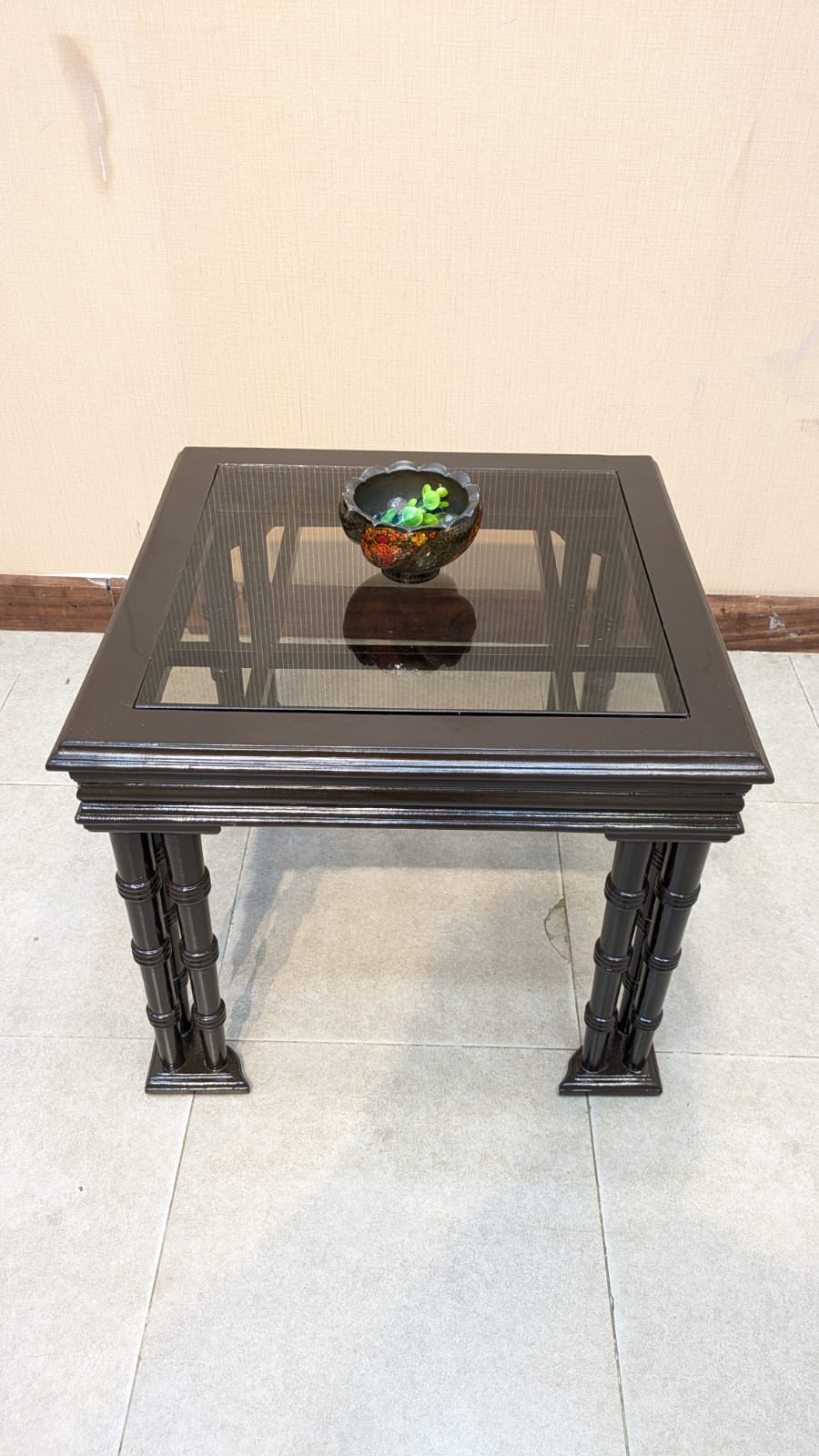 Solid Sheesham Wood Center and Side Tables Set