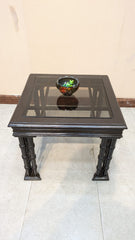 Solid Sheesham Wood Center and Side Tables Set