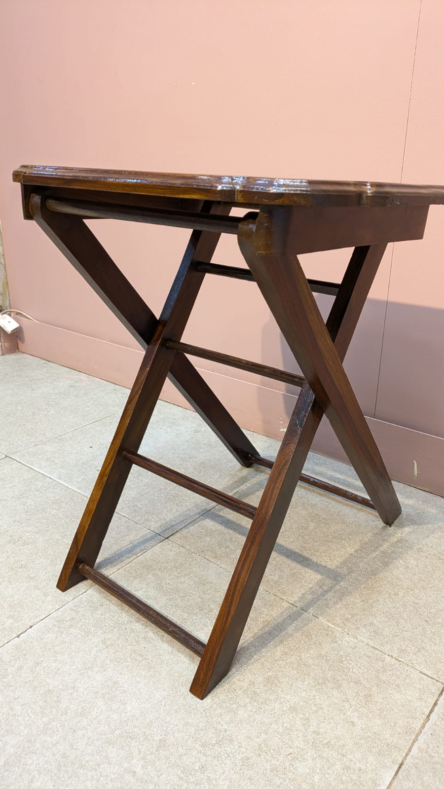 BRAND NEW SOLID SHEESHAM WOOD FOLDABLE PICNIC TABLES SET