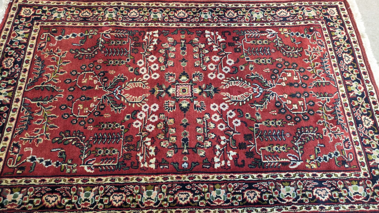 Vintage Persian Hand Knotted Carpet