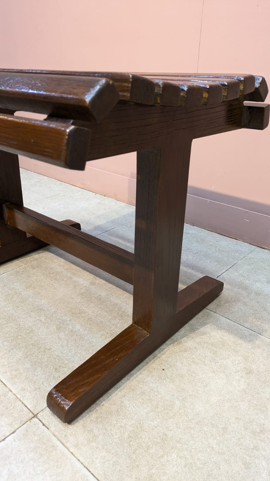 Solid Wood Corner Table