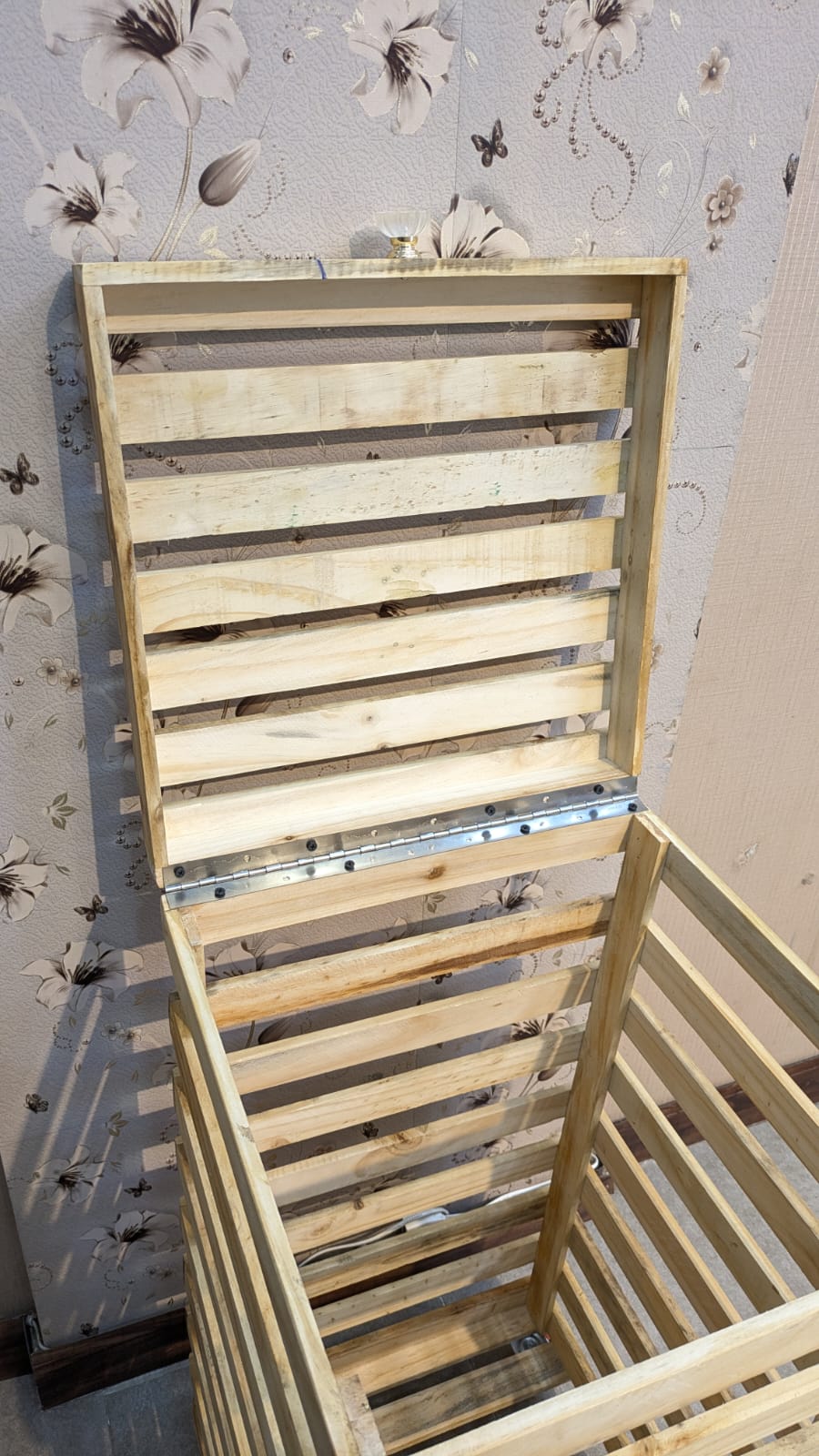 Brand New Pure Wooden Laundry Bin