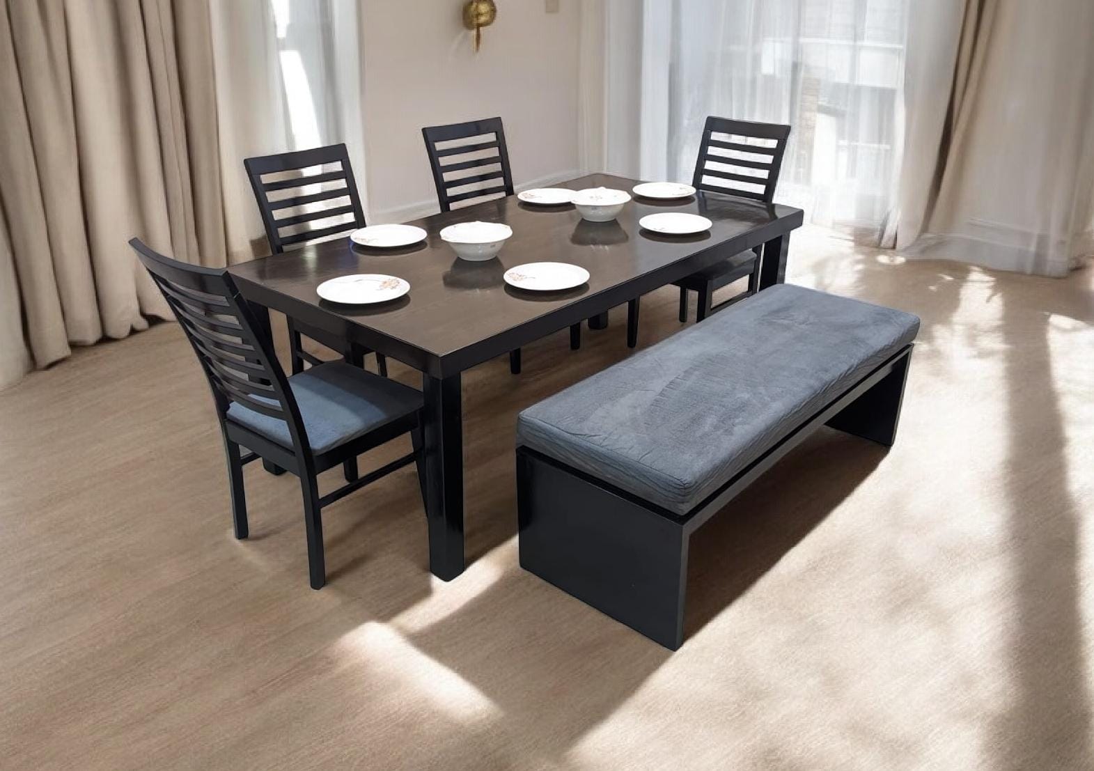Habitt Trapezoid 6 Person Dining Table