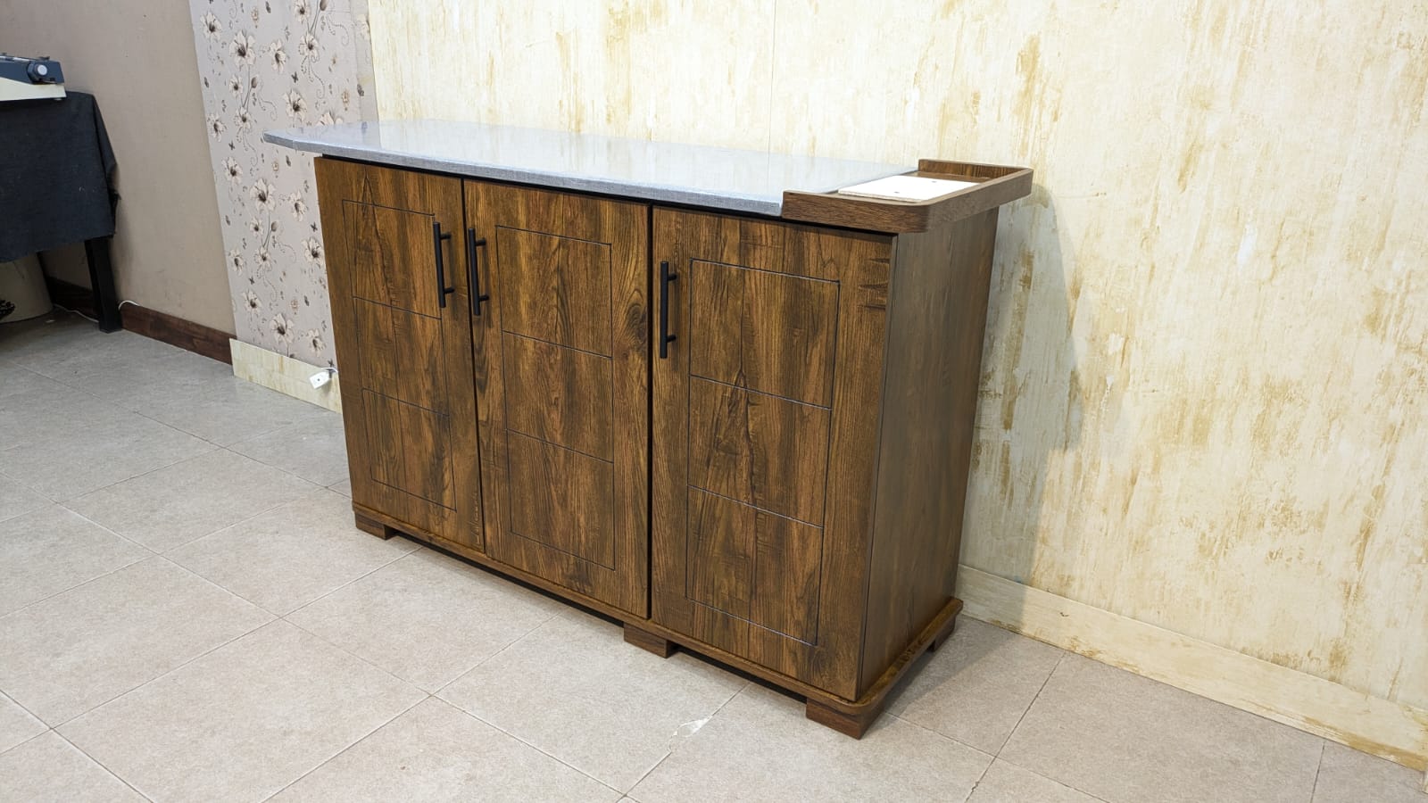 Brand New 3 Door Iron Table