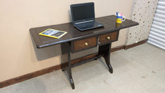 Vintage Drop Leaf Style Study Table