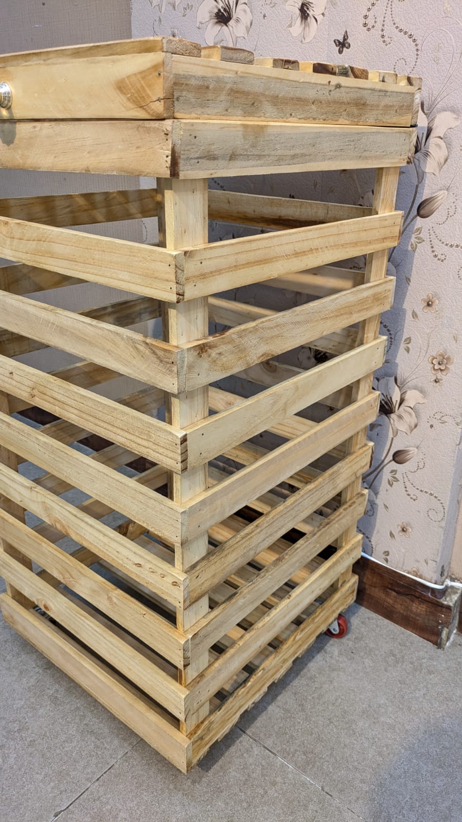 Brand New Pure Wooden Laundry Bin