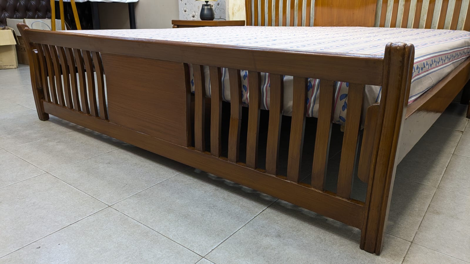 Elegant Diyar Wood King Size Bed Set ✨