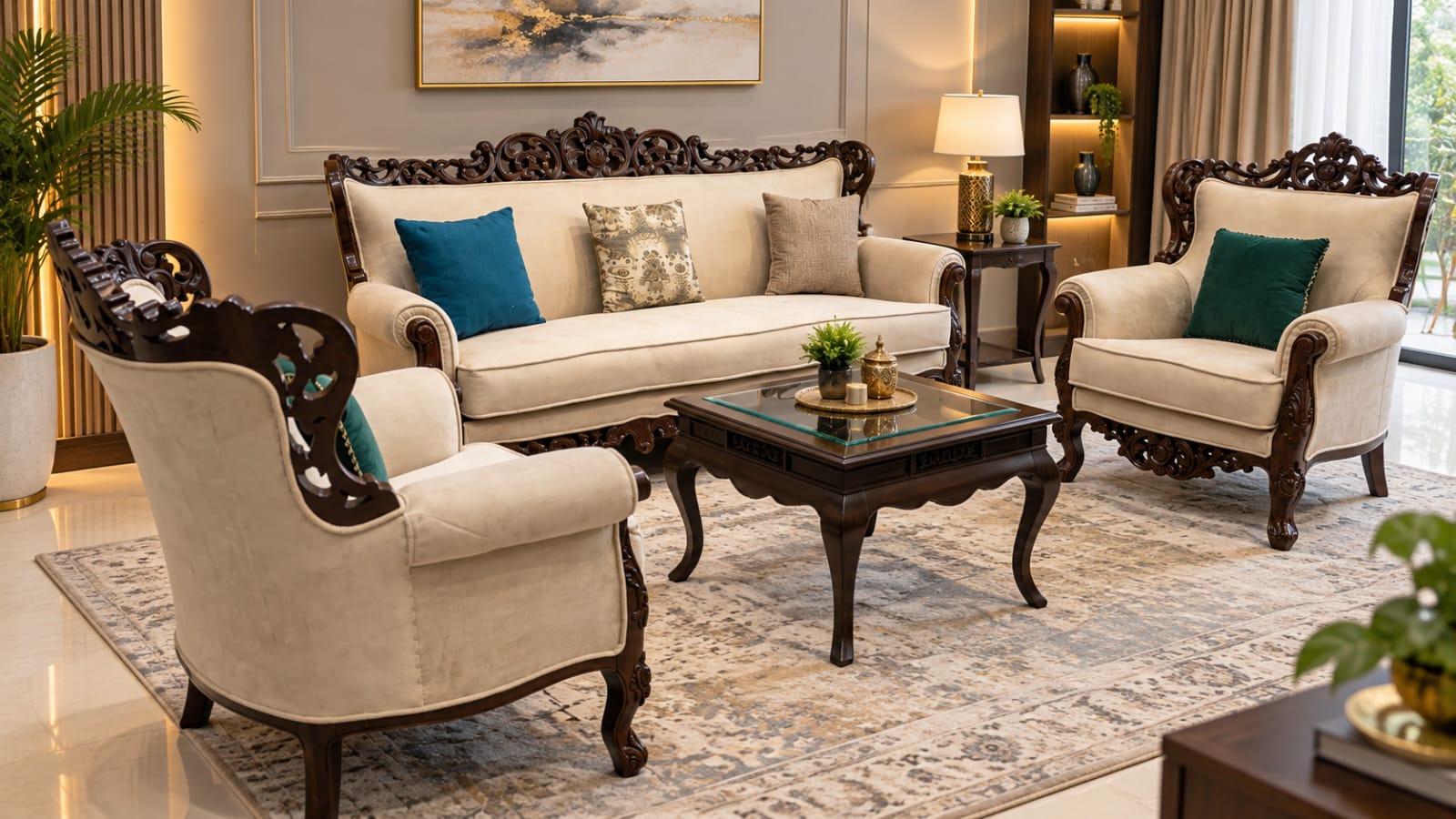5 Seater Sofa Set