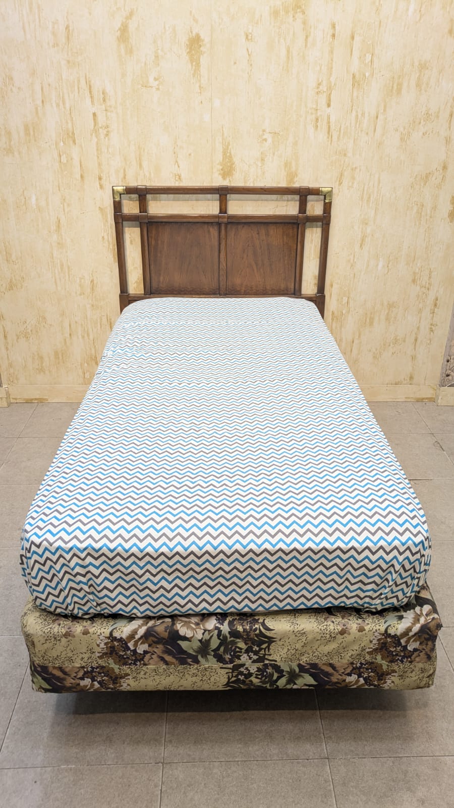 Imported Drexel Heritage Single Bed with Box & Spring Mattress