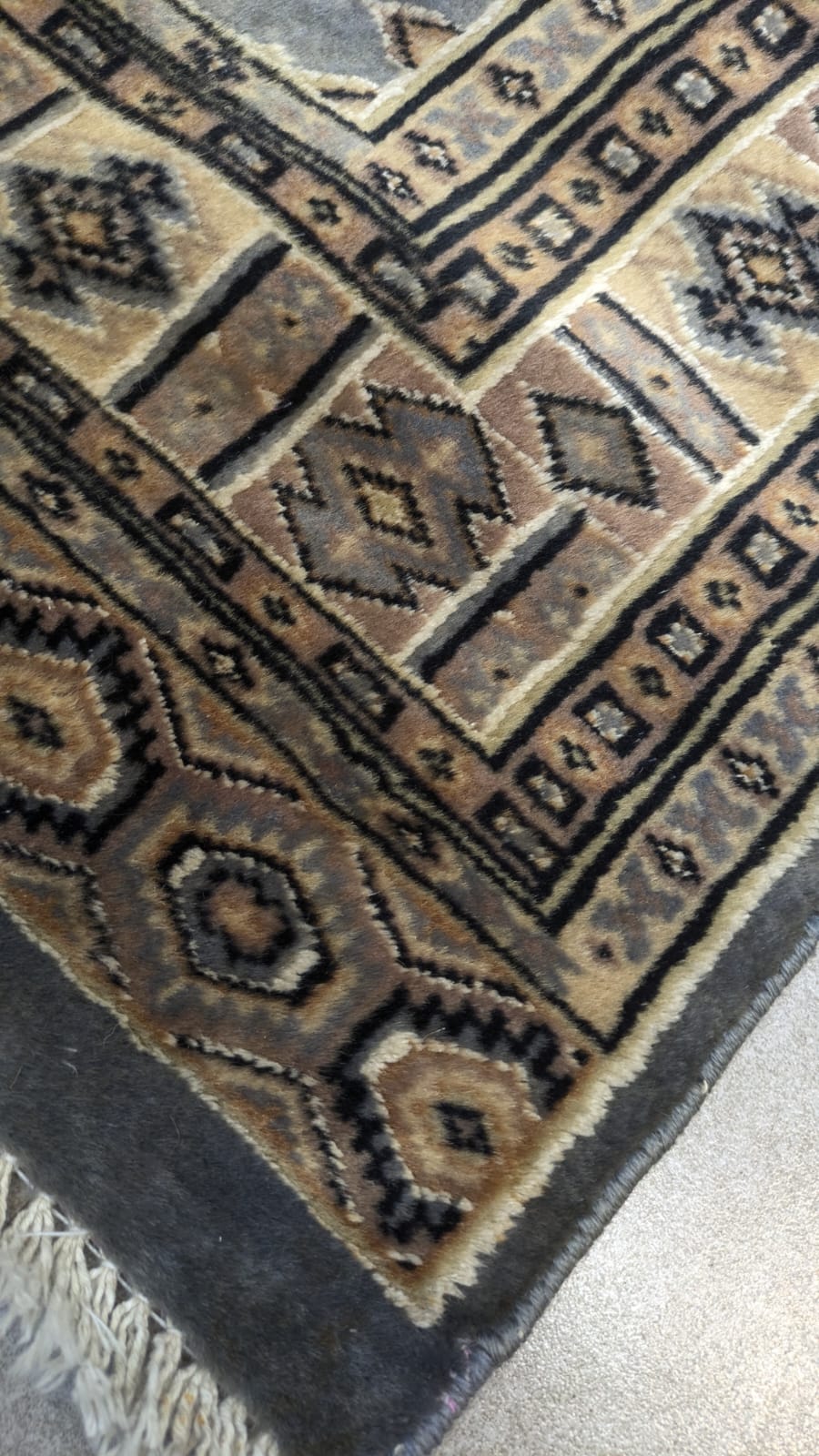 Vintage PAK Jaldar Hand Knotted Carpet