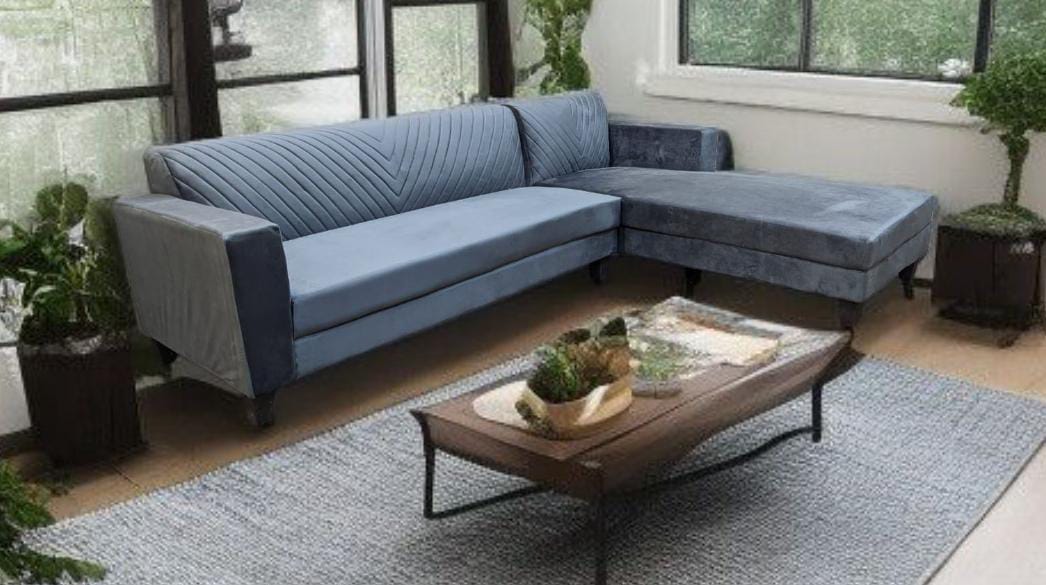 New 6 Seater L Shape Sofa Set