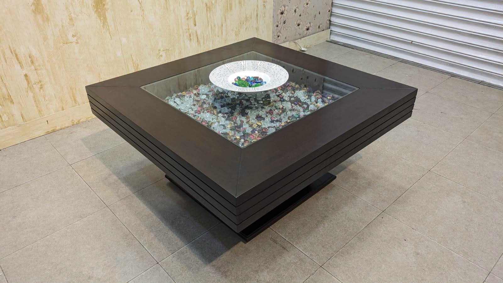 Center Table with 2 Side Tables Set