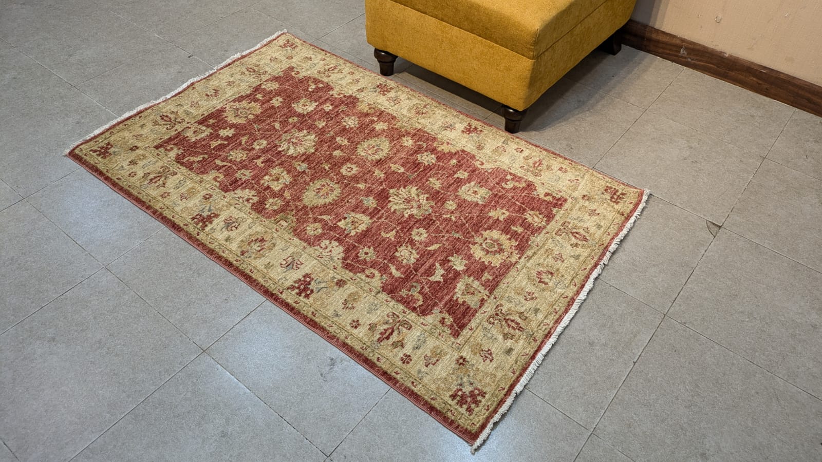 Vintage Afghanistan Chobee Hand Knotted Carpet