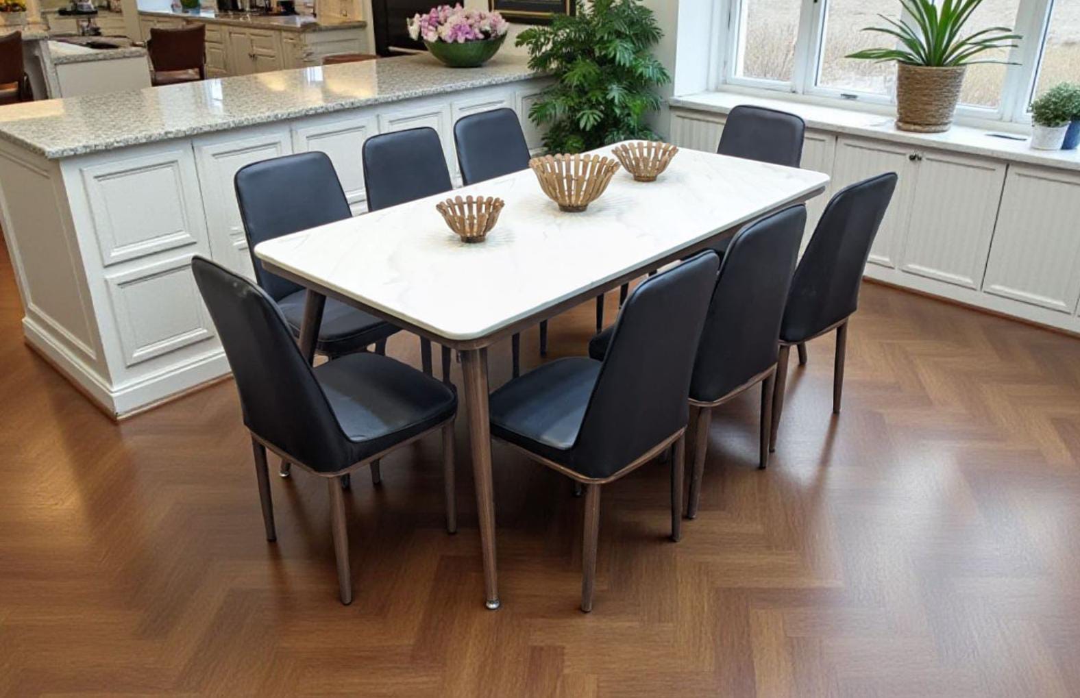 ✨Imported SA Star Home ✨ Marble Top 8 Seater Dining Table