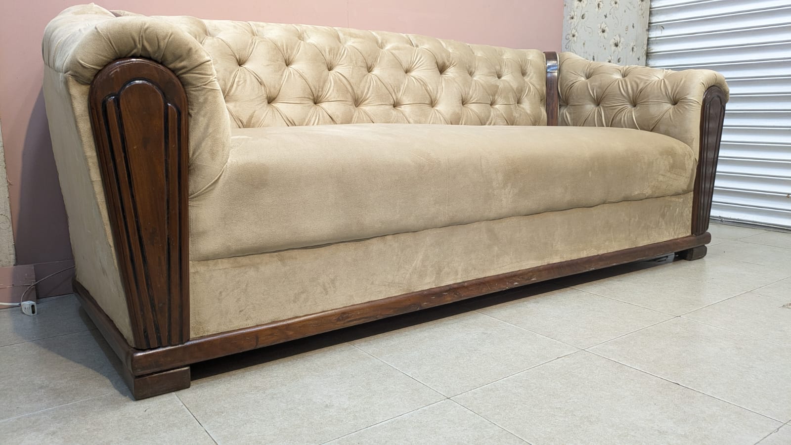 Modern 5 Seater Chesterfield Sofa Set
