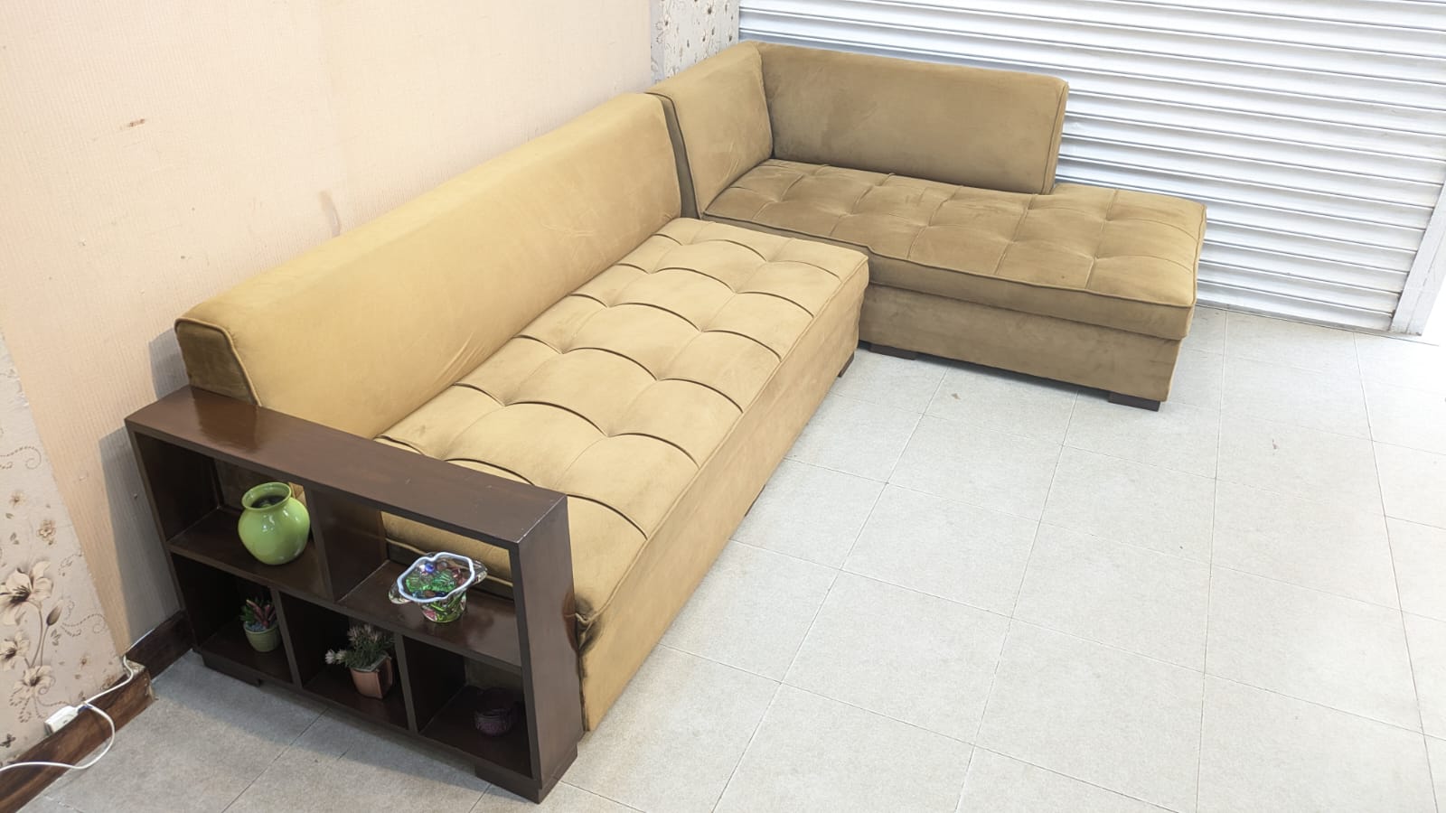 6 Seater L Shape Sofa Set