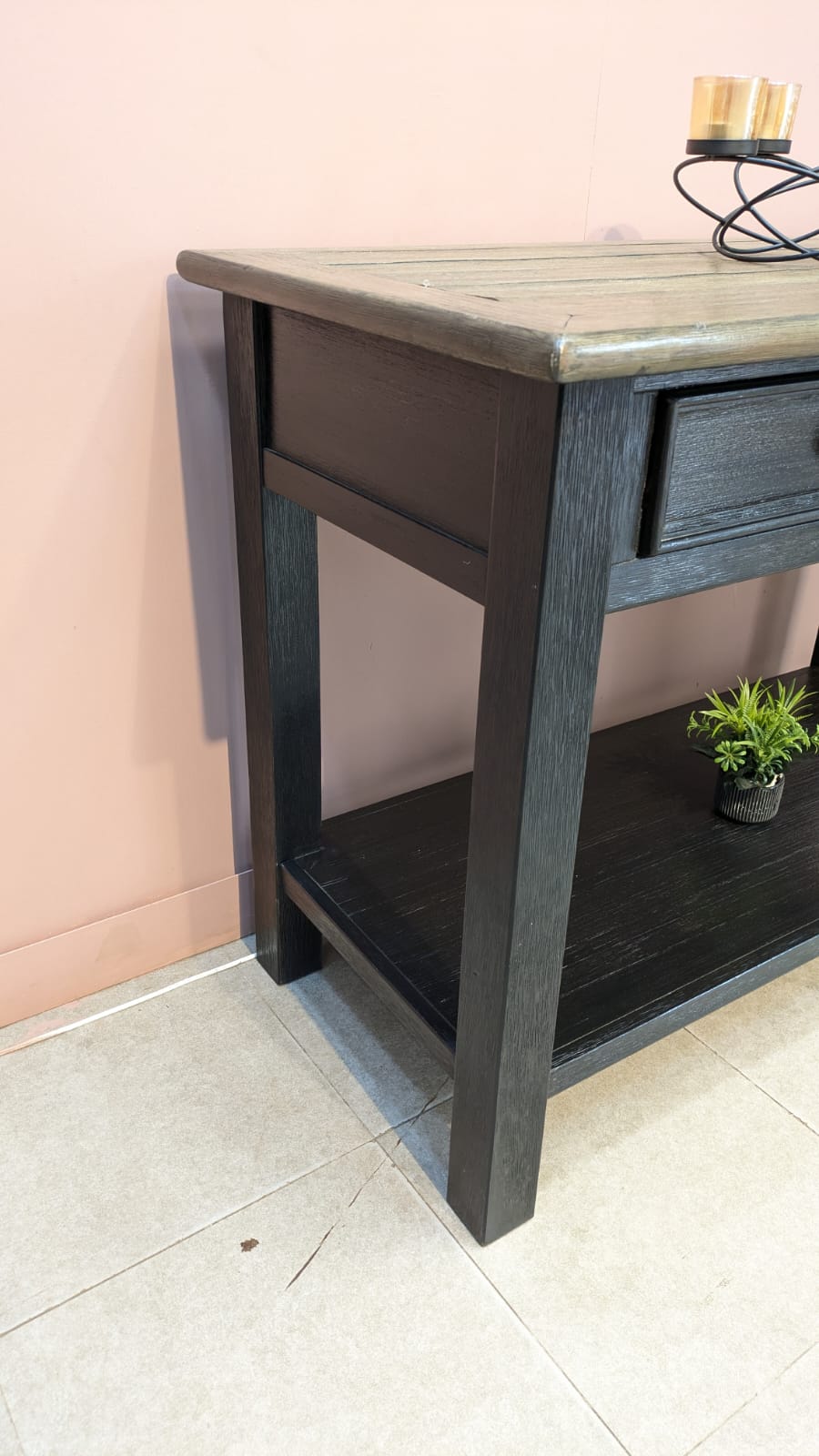 Imported American Ashley Furniture Tyler Greek Console Table