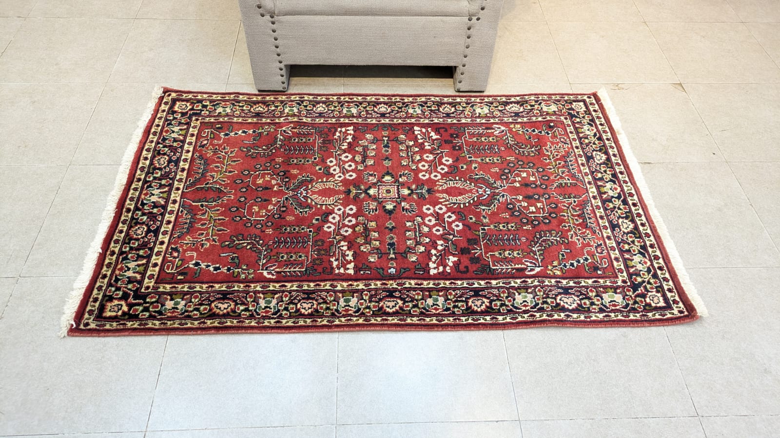 Vintage Persian Hand Knotted Carpet