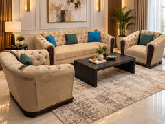 Modern 5 Seater Chesterfield Sofa Set