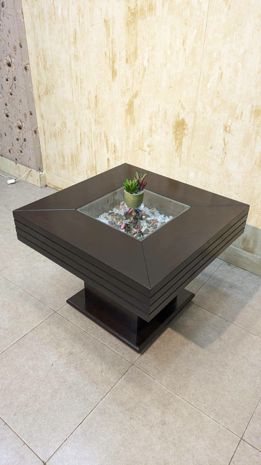 Center Table with 2 Side Tables Set