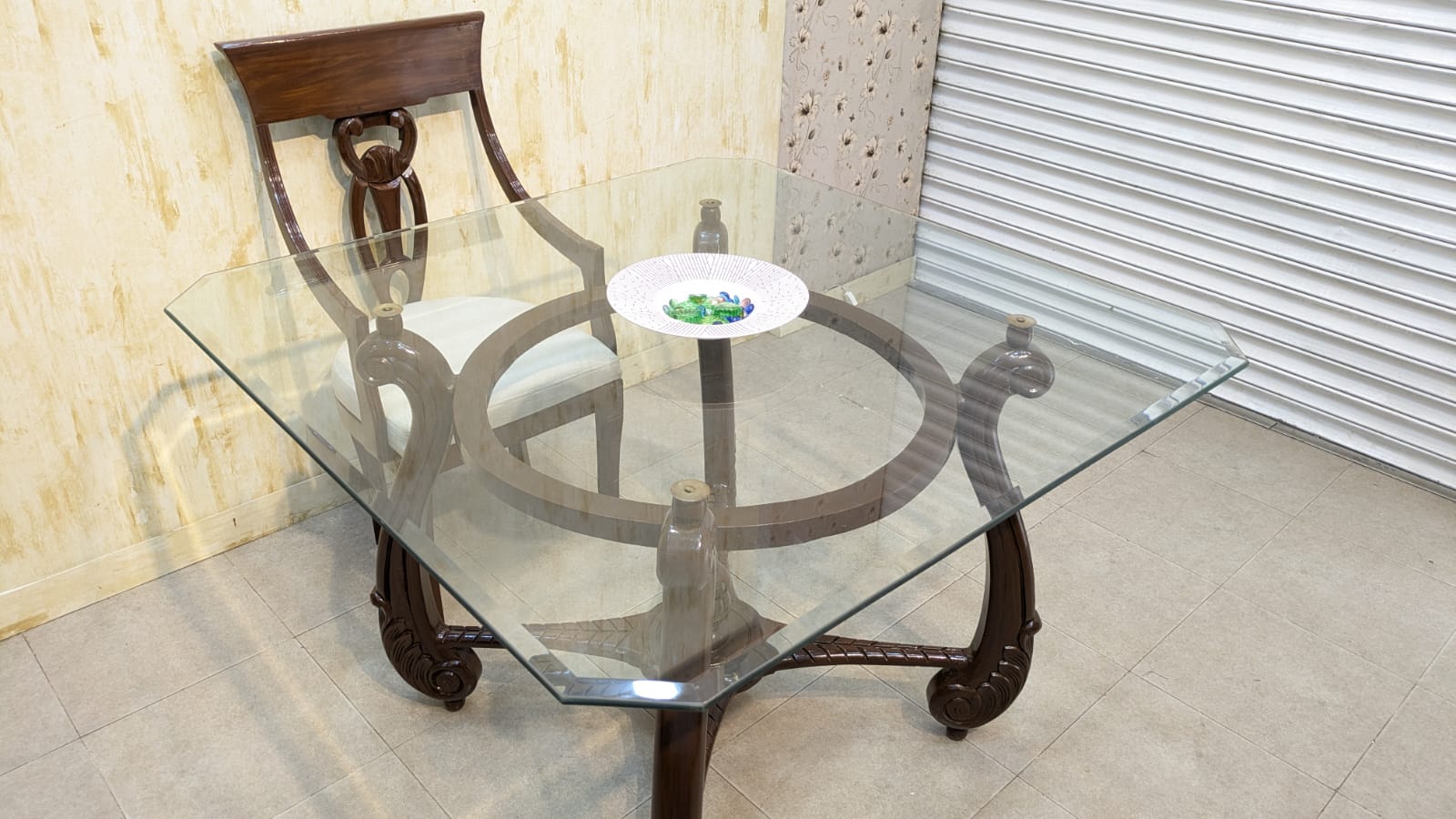 Premium Solid Sheesham Wood 4 Seater Dining Table
