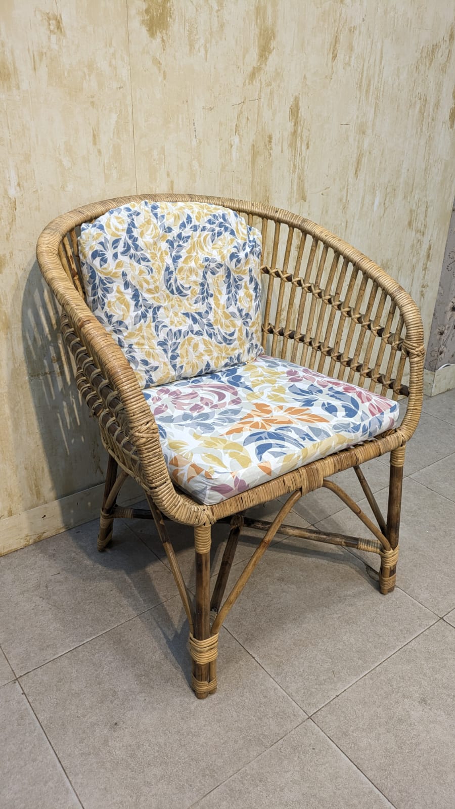 Cane Rattan 4 Seater Sofa Set