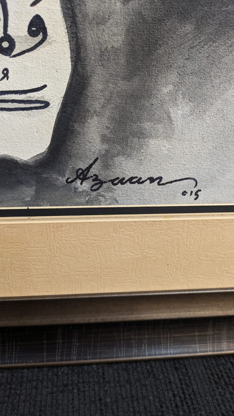 Wall Mounted Hand Painting