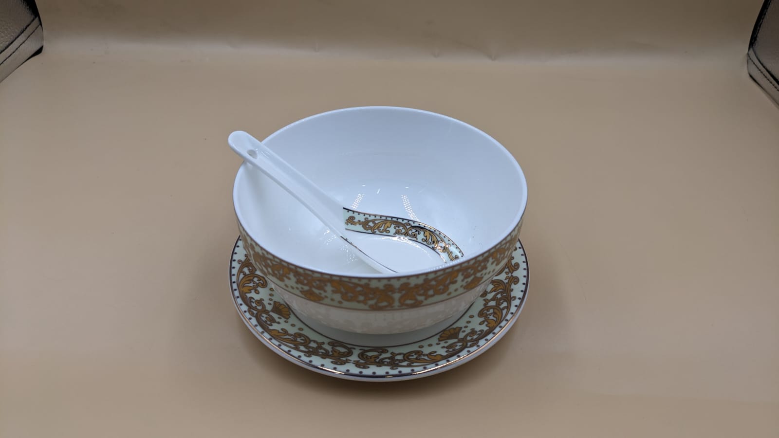 Imported 21 Pieces New Bone China Soup Set